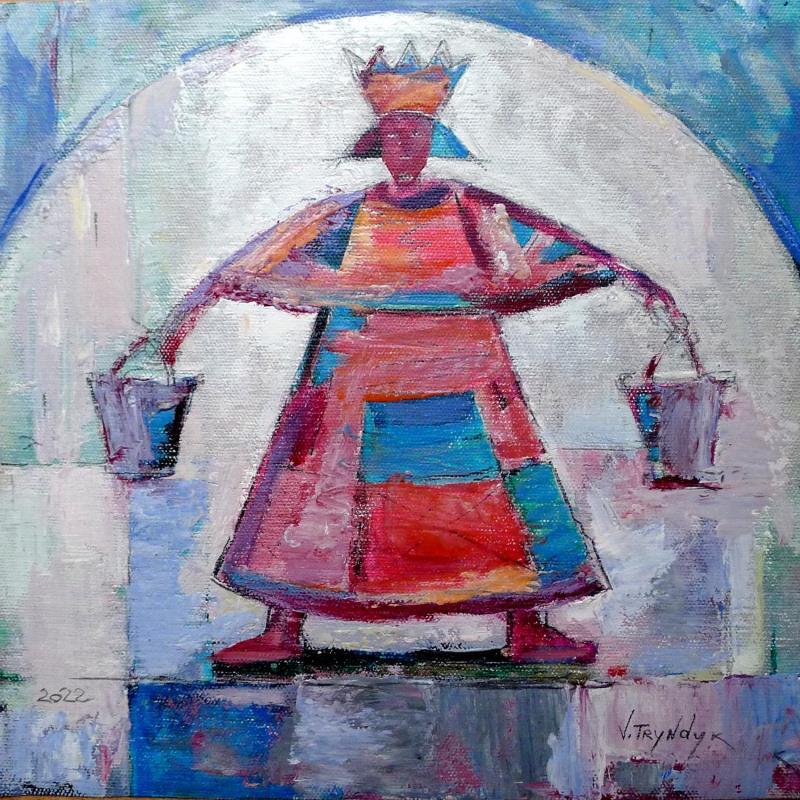 Painting The Queen (1) by Tryndyk Vasily | Painting Raw art Oil Life style, Minimalist