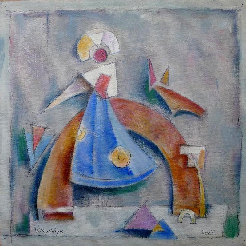 Painting The Queen (2) by Tryndyk Vasily | Painting Abstract Oil Minimalist