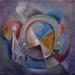 Gemälde Circles (18) von Tryndyk Vasily | Gemälde Abstrakt Minimalistisch Öl