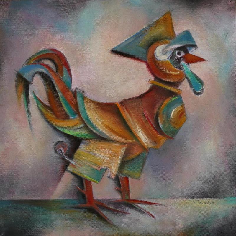 Gemälde Cavalier von Tryndyk Vasily | Gemälde Figurativ Tiere Öl