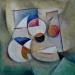 Gemälde Circles (23) von Tryndyk Vasily | Gemälde Abstrakt Minimalistisch Öl