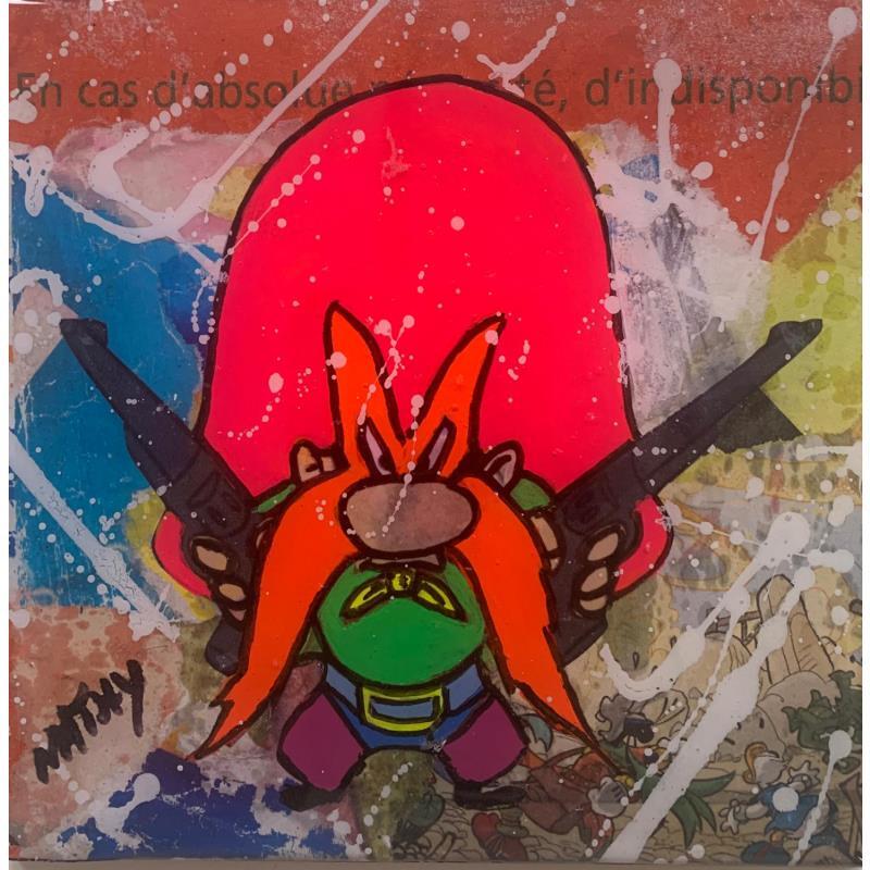 Peinture Sam le Pirate par Nathy | Tableau Pop-art Icones Pop Acrylique