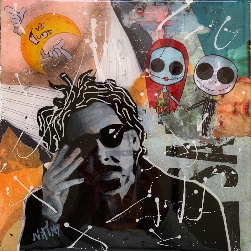 Painting TIM & MISTER JACK by Nathy | Painting Pop art Acrylic Pop icons