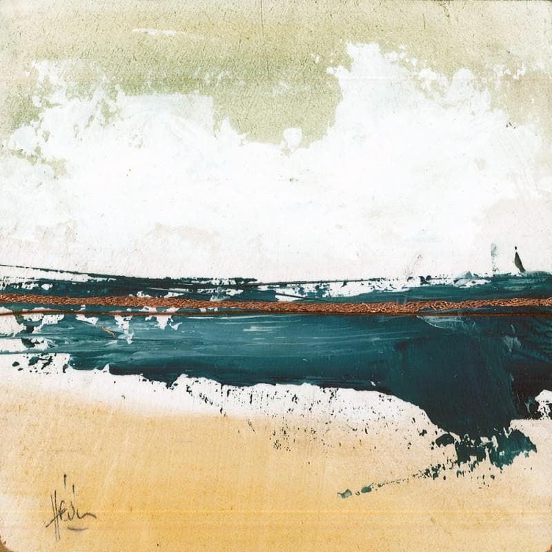 Painting Abstraction 0207 by Hévin Christian | Painting Abstract Minimalist