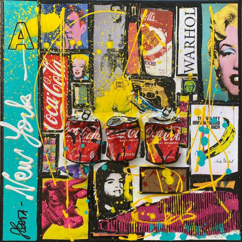 Painting A comme Andy Warhol by Costa Sophie | Painting Pop-art Pop icons