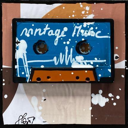 Painting Vintage tape by Costa Sophie | Painting Pop art Mixed