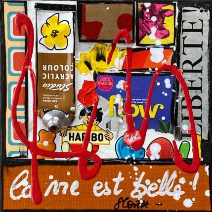Painting La vie est belle ! by Costa Sophie | Painting Pop art Mixed