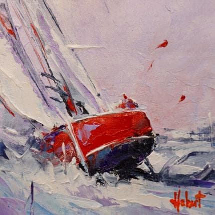 Painting 5 by Hébert Franck | Painting Figurative Oil Marine