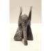 Sculpture Éléphanteau by Roche Clarisse | Sculpture Classic Raku Animals