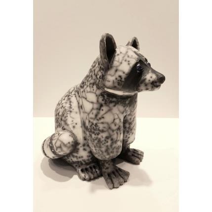 Sculpture Raton-laveur by Roche Clarisse | Sculpture Figurative Animals