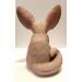 Sculpture Fennec by Roche Clarisse | Sculpture Classic Raku Animals