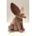 Sculpture Fennec by Roche Clarisse | Sculpture Classic Raku Animals