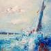 Painting 29 by Hébert Franck | Painting Figurative Oil Marine