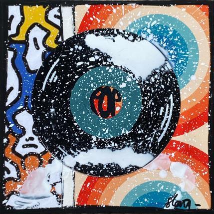 Painting Pop Vinyle by Costa Sophie | Painting Pop art Mixed