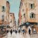 Painting Vieux Nice 1 by Poumelin Richard | Painting Figurative Landscapes Urban Oil
