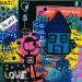 Painting toc toc toc by Salvan Pauline  | Painting Pop art Mixed Acrylic Life style Animals