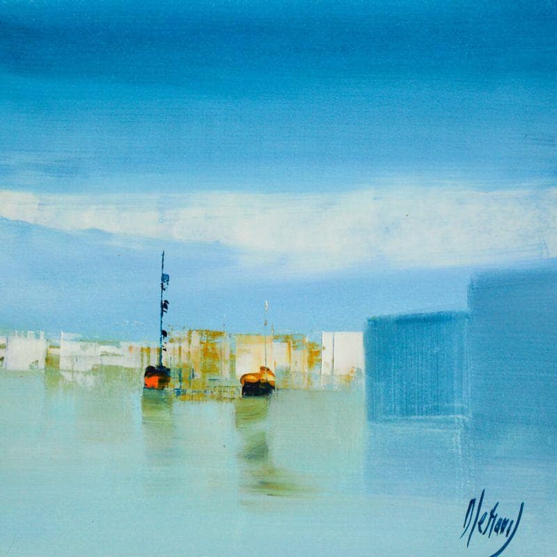 Painting HEALA 59 by Héraud Alain | Painting Figurative Oil Marine