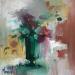 Painting 1 - var with flowers  by Moraldi | Painting Figurative Still-life Acrylic