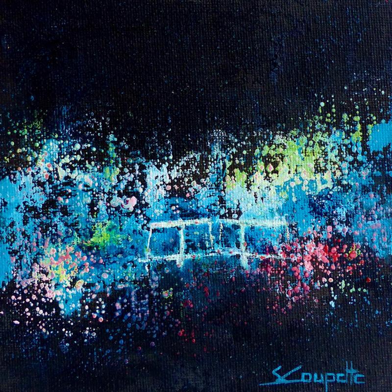 Painting Dad by Coupette Steffi | Painting Abstract Acrylic Landscapes