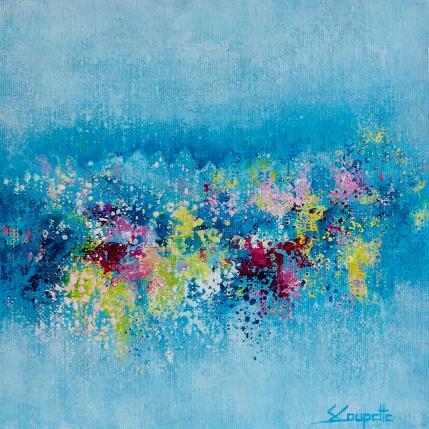 Painting Day dreaming by Coupette Steffi | Painting Abstract Acrylic Landscapes, Pop icons