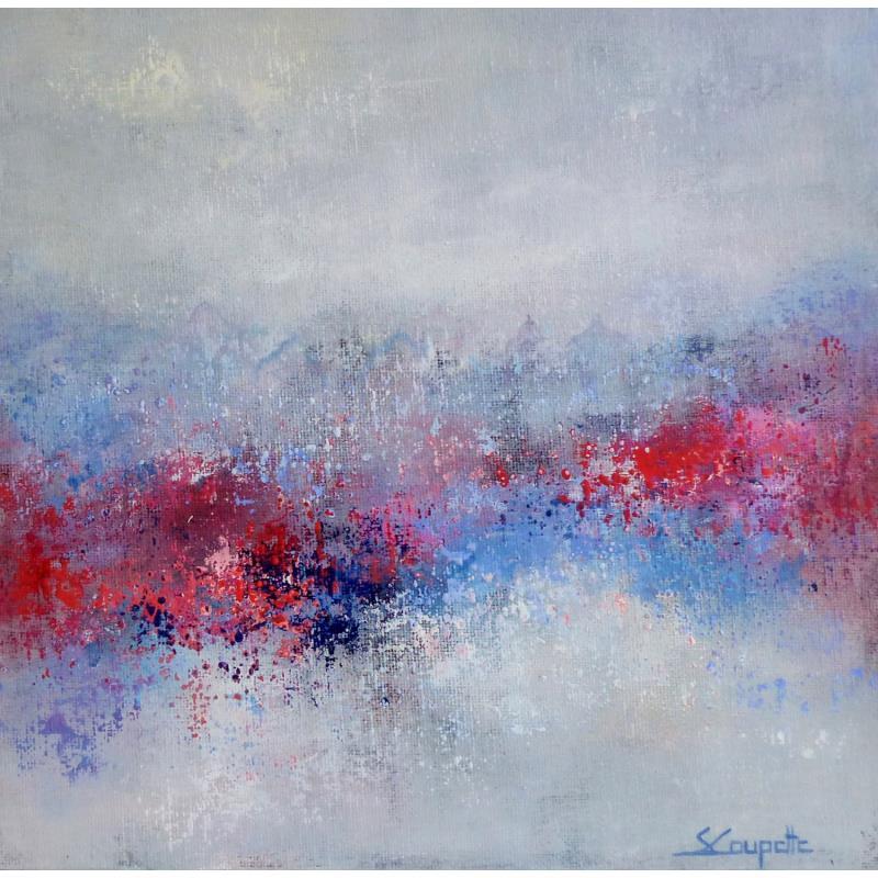 Painting Drive Me Home by Coupette Steffi | Painting Abstract Acrylic Landscapes