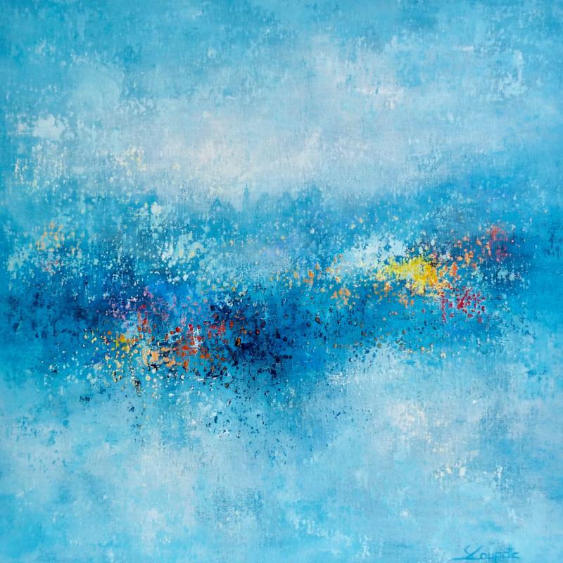 Painting Departure by Coupette Steffi | Painting Abstract Acrylic Landscapes