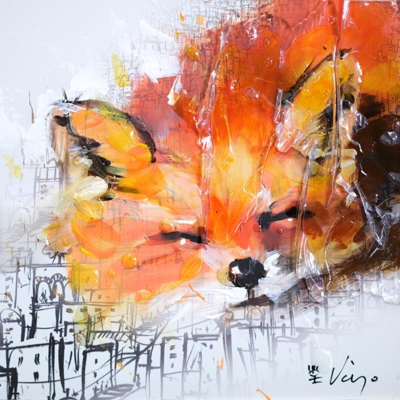 Painting LE REPOS DU ZORRO by Viejo Philippe  | Painting Figurative Animals, Pop icons