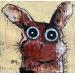 Painting Rabbit by Maury Hervé | Painting Raw art Animals