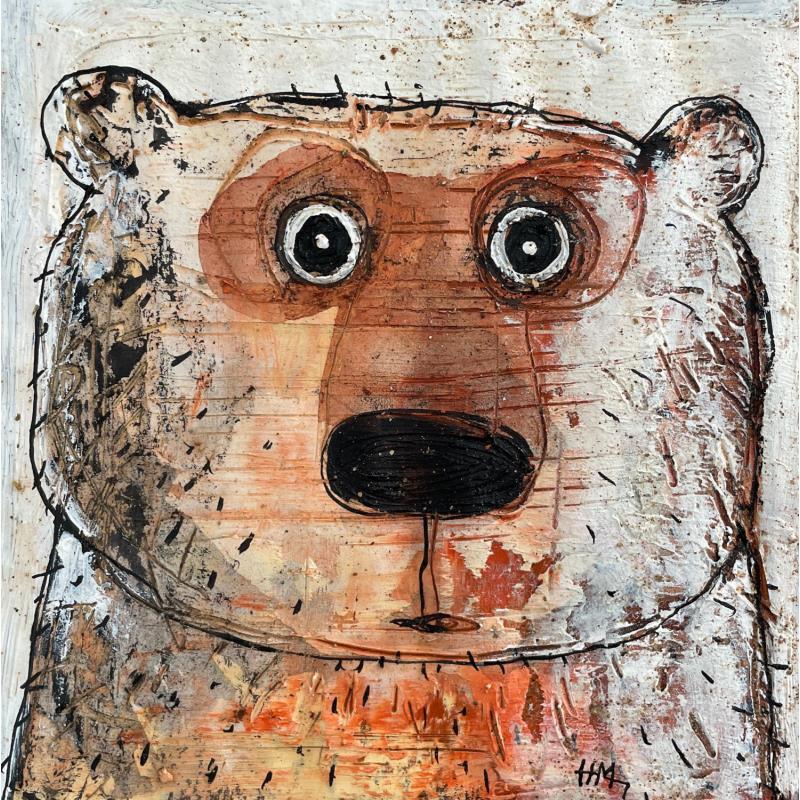 Painting Bear by Maury Hervé | Painting Raw art Animals