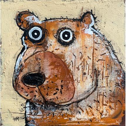 Painting Strong! by Maury Hervé | Painting Raw art Mixed Animals