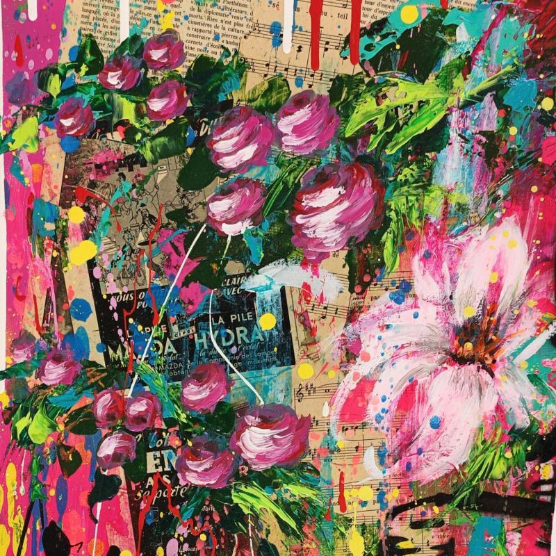 Painting My flowers 5 by Drioton David | Painting Pop art Acrylic still-life