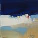 Painting Prélude 2 by Hirson Sandrine  | Painting Abstract Landscapes Minimalist Oil