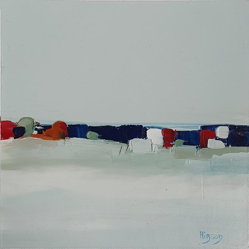 Painting Plénitude 2 by Hirson Sandrine  | Painting Abstract Oil Landscapes, Minimalist, Pop icons