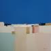 Peinture Impression 1 par Hirson Sandrine  | Tableau Abstrait Paysages Minimaliste Huile
