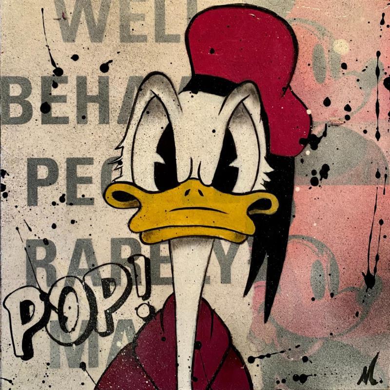 Painting DONALD pop by Marie G.  | Painting Pop-art Pop icons Acrylic