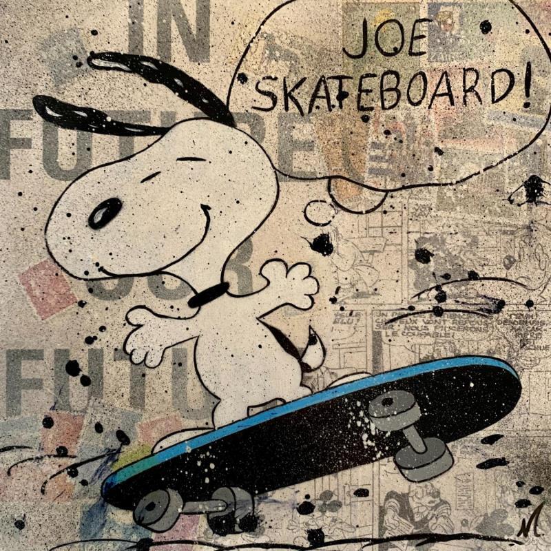 Painting JOE skate by Marie G.  | Painting Pop-art Acrylic Pop icons