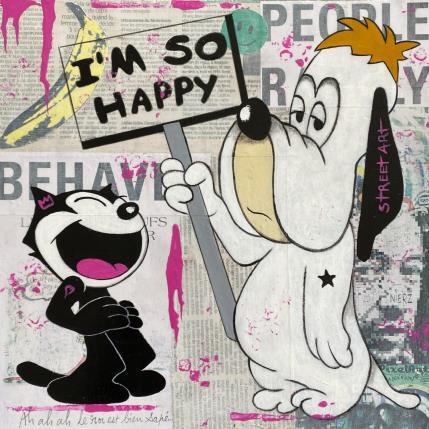 Peinture So Happy ! par Marie G.  | Tableau Pop-art Acrylique Icones Pop