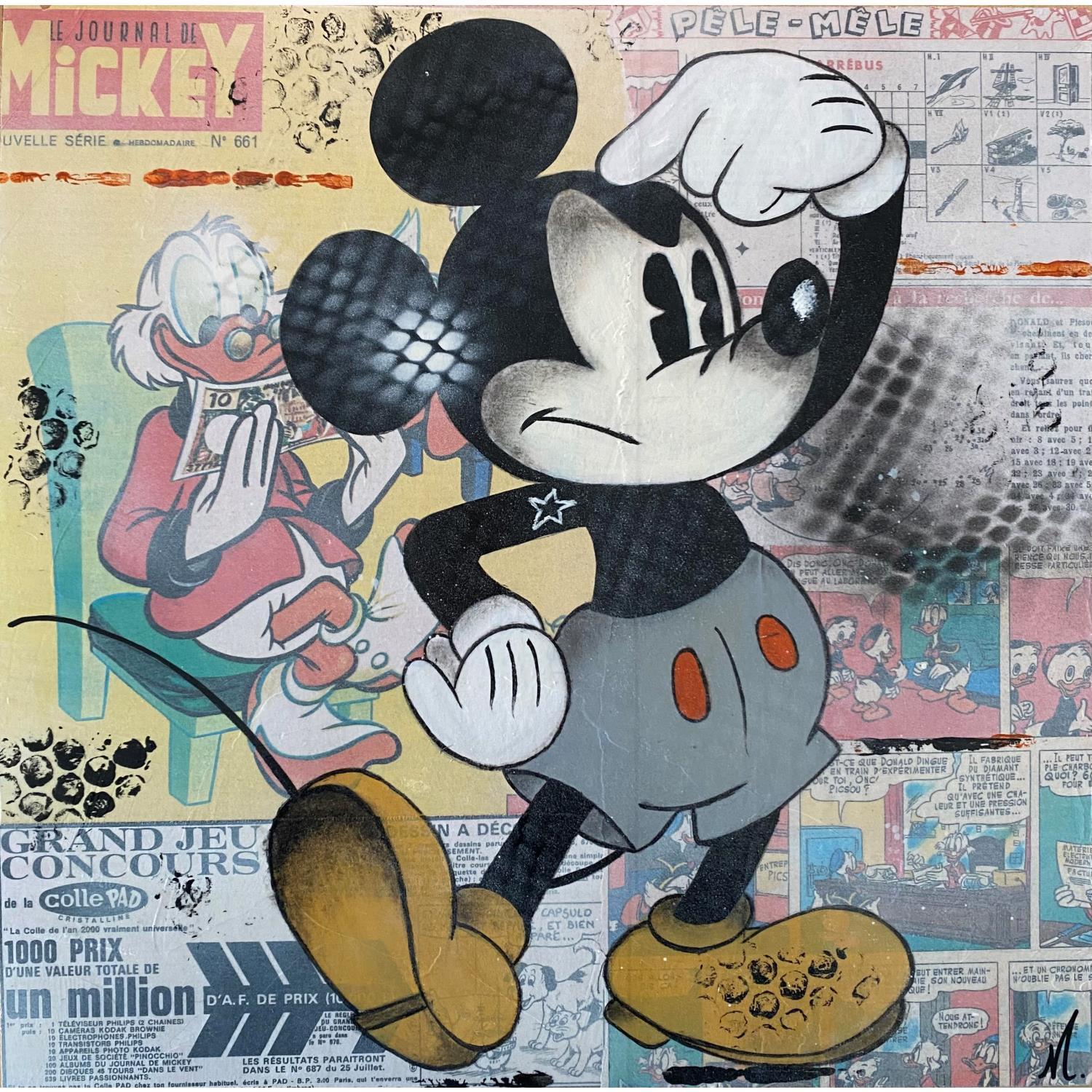 Tableau Street Art Minnie, La Déco à Prix Grossiste