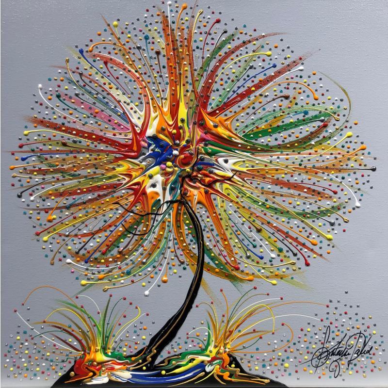Painting L'arbre des Céléstins by Fonteyne David | Painting Figurative Landscapes Acrylic
