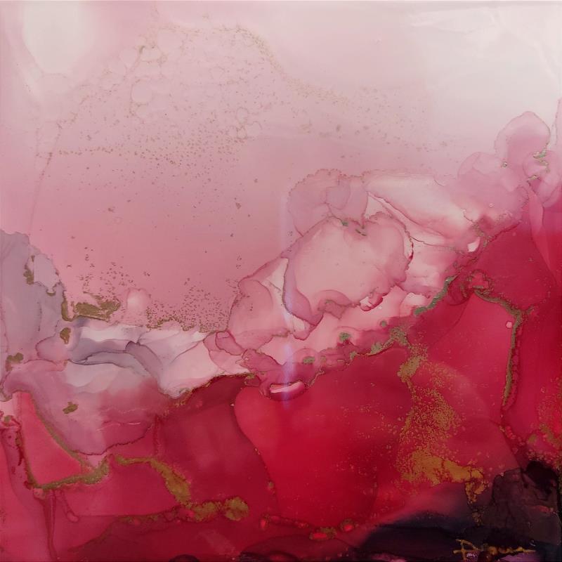 Peinture 1022 Poésie Florale par Depaire Silvia | Tableau Abstrait Paysages Acrylique