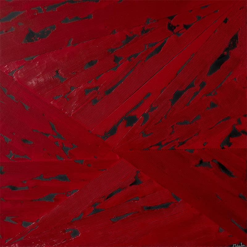Painting Myriade by Sala Michèle | Painting Abstract Minimalist Acrylic