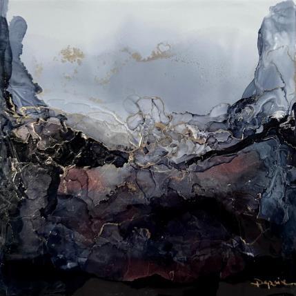 Painting 1000 Poésie Minérale by Depaire Silvia | Painting Abstract Mixed Black & White, Landscapes, Marine