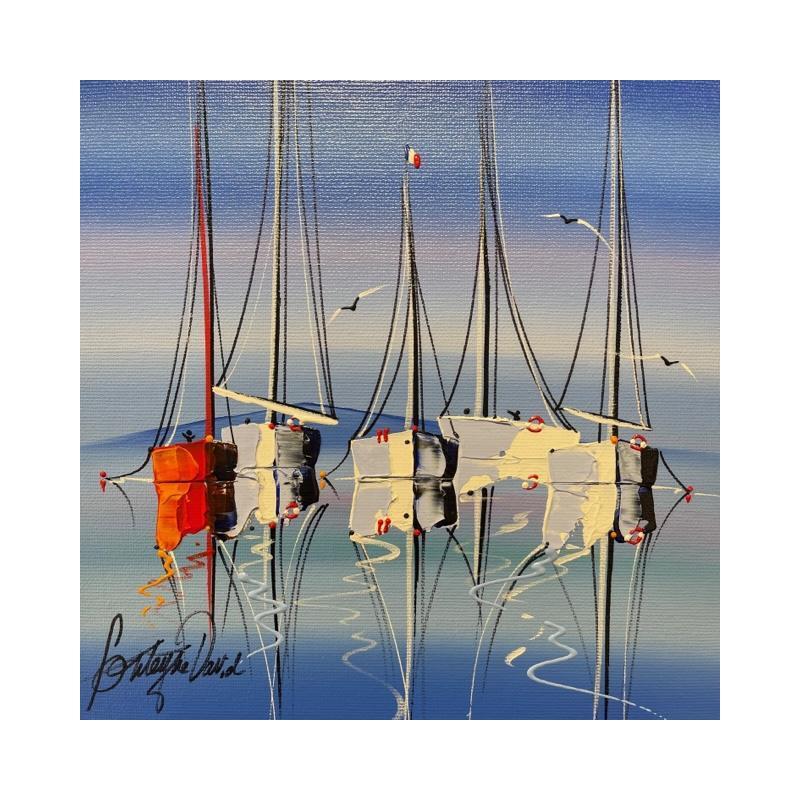 Painting Faisons l'Amour en Mer by Fonteyne David | Painting Figurative Acrylic Marine