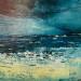 Painting Le bel orage by Levesque Emmanuelle | Painting Figurative Landscapes Marine Oil