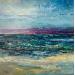 Gemälde Ecume verte von Levesque Emmanuelle | Gemälde Figurativ Landschaften Marine Öl