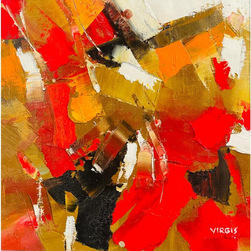 Painting Permanent movement III by Virgis | Painting Abstract Oil