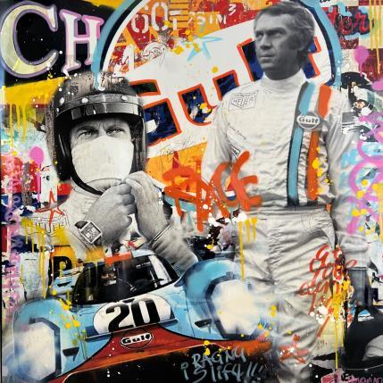 Peinture LE MANS 1971 par Novarino Fabien | Tableau Pop-art Icones Pop