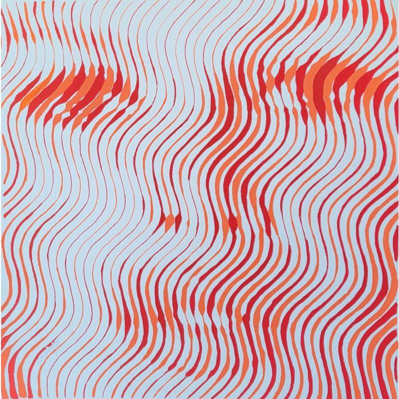 Painting Bardot Regard Orangé  by Wawapod | Painting Pop art Acrylic, Posca Pop icons, Portrait
