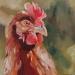 Painting Huhn by Ulrich Julia | Painting Wood Oil