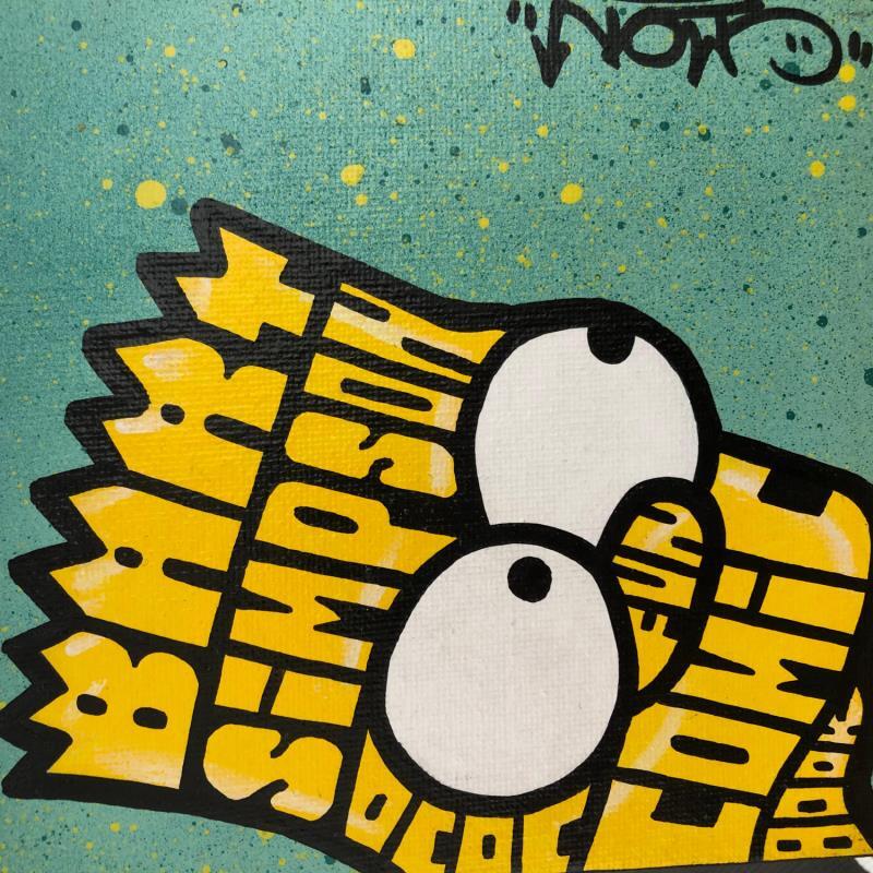 Peinture Hey Bart par Cmon | Tableau Pop-art Icones Pop